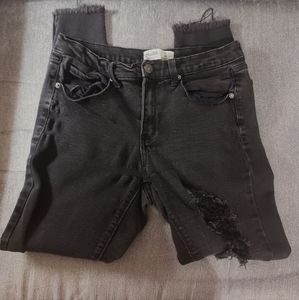 Mudd Mid-Rise Skinny Vintage Ripped Jeans